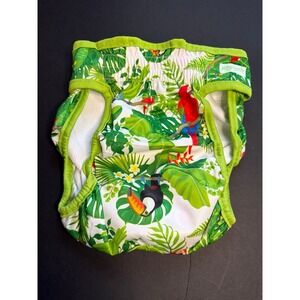Wegneeco ‎ Male Female Dog Diaper Washable Jungle Amazon Swim Shield Large